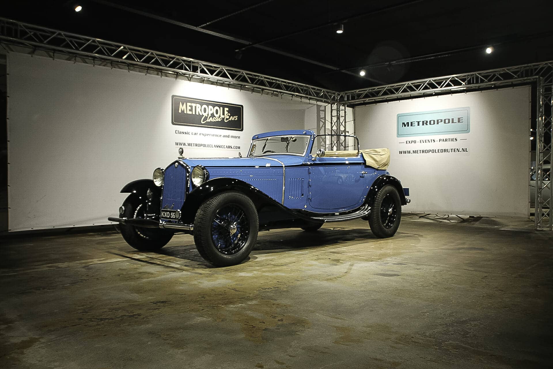 Alfa Romeo 6C 1750 GTC Blauw