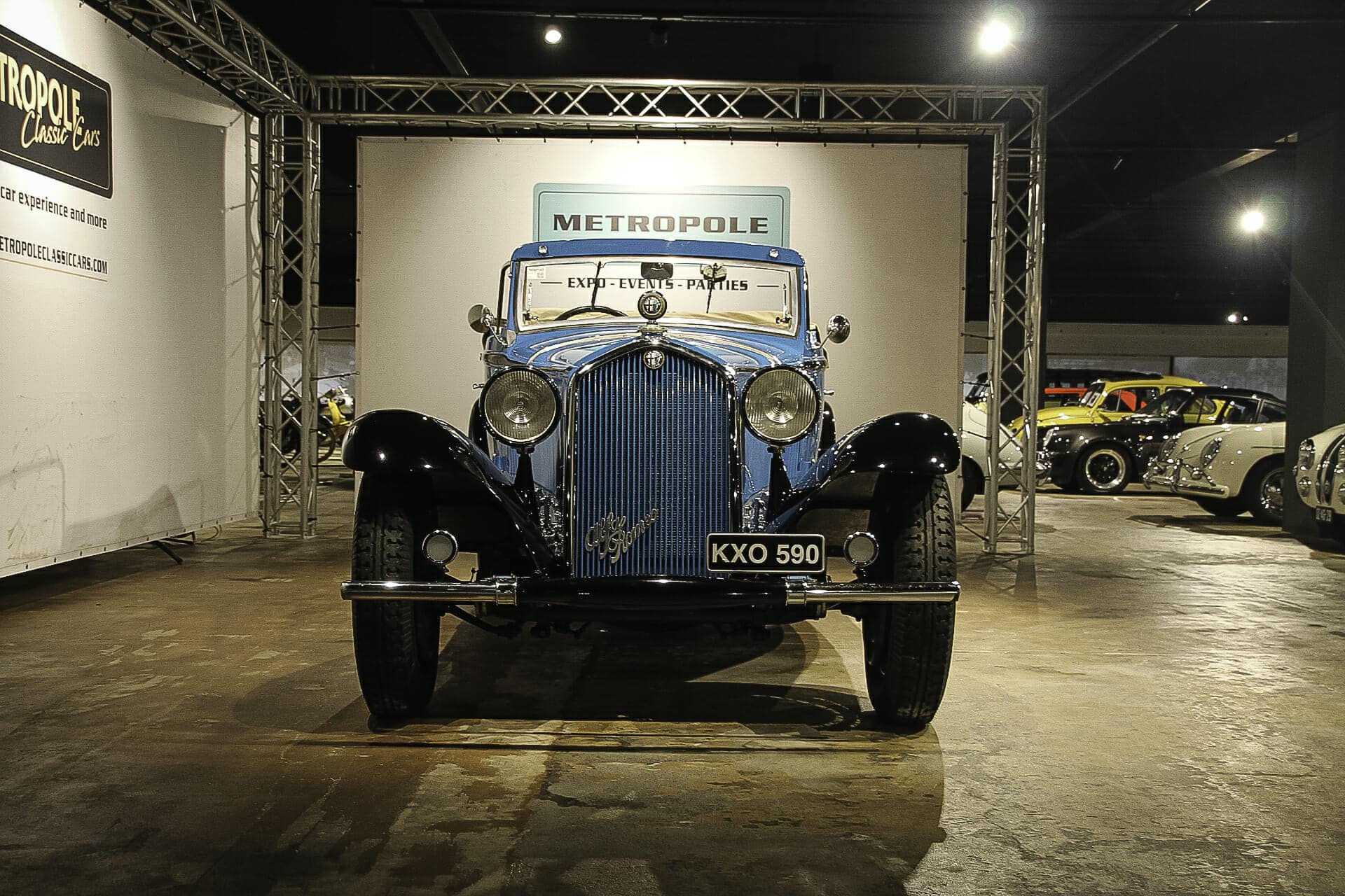 Alfa Romeo 6C 1750 GTC Blauw