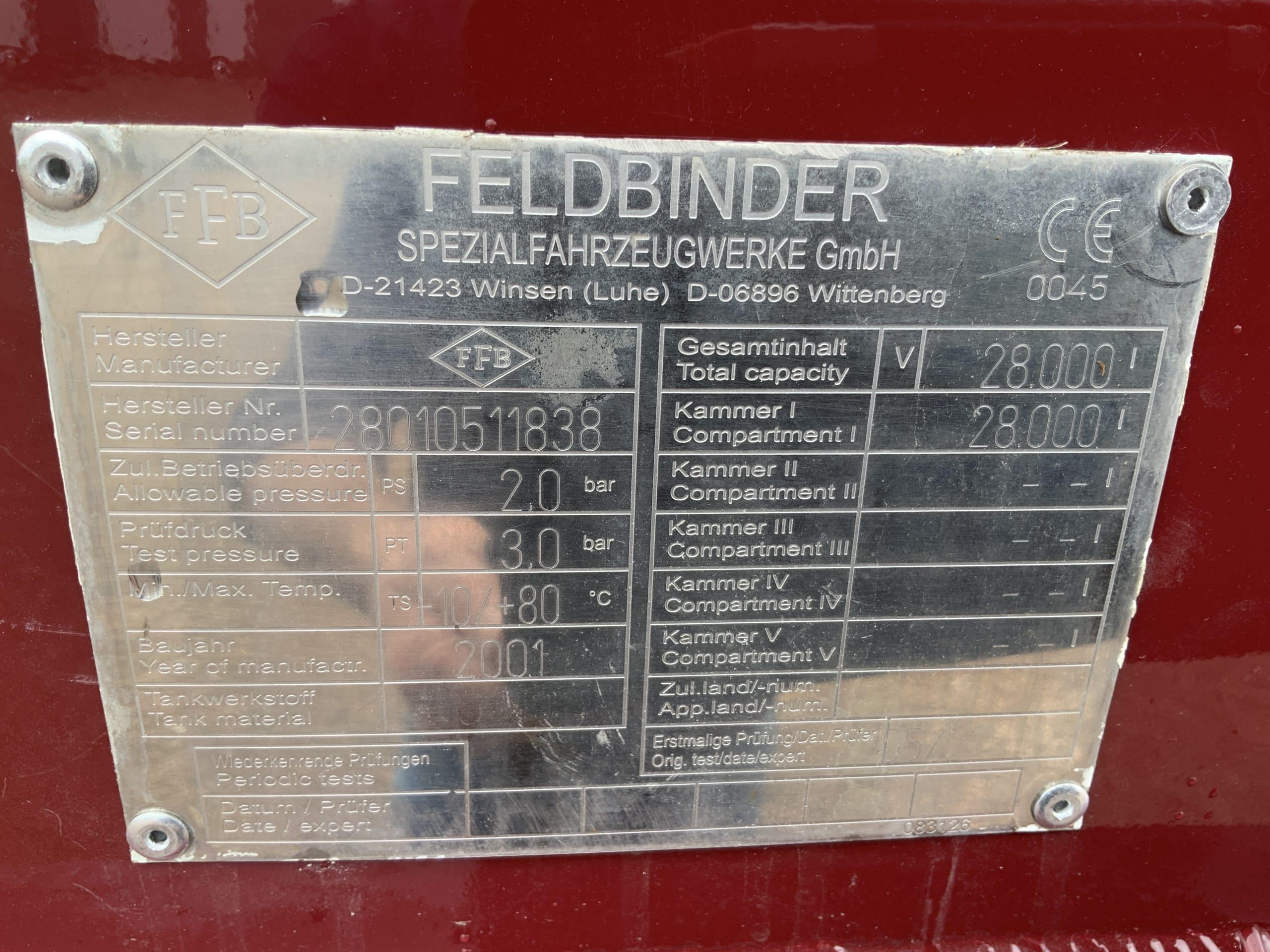 Feldbinder silo oplegger
