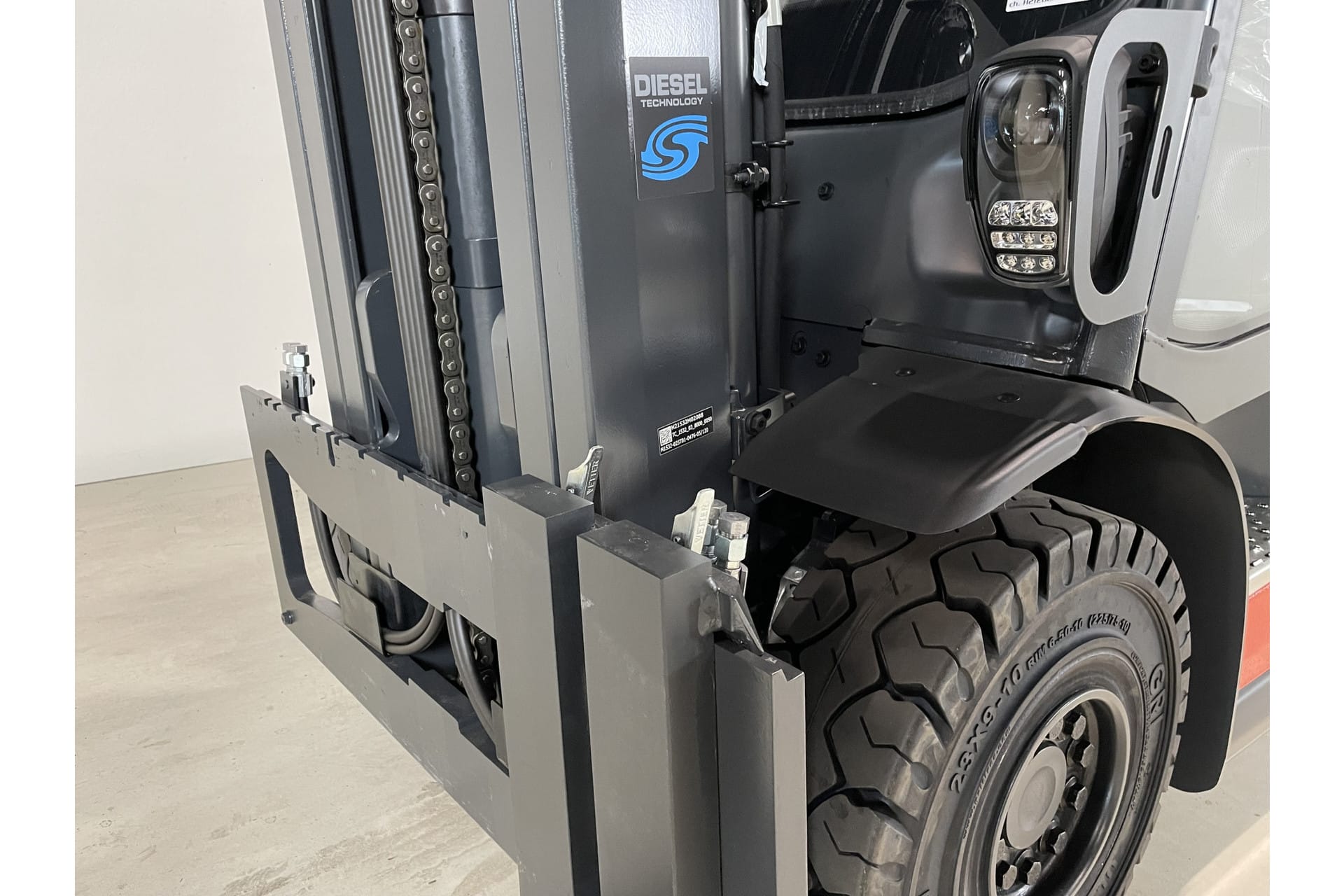 Linde H25 D, tweedelige freelift mast, BRAND NEW!