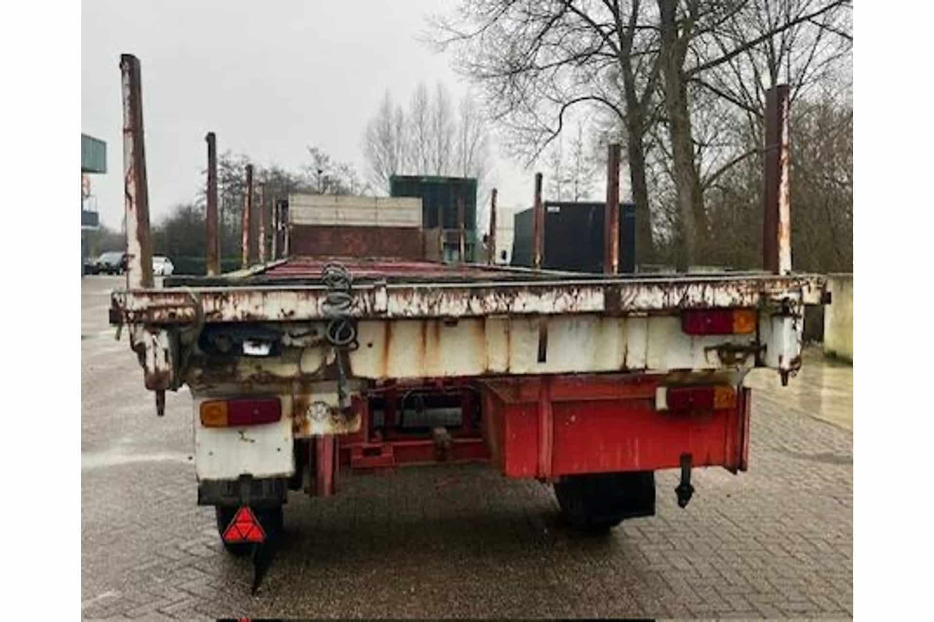 Faun +3-axle German steered trailer complete!