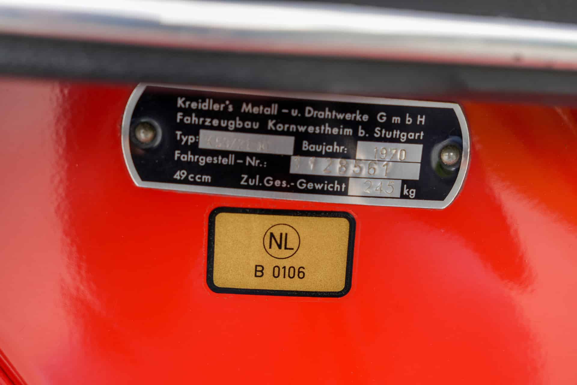 Kreidler FLORETT TYPE K53/21 N.L.