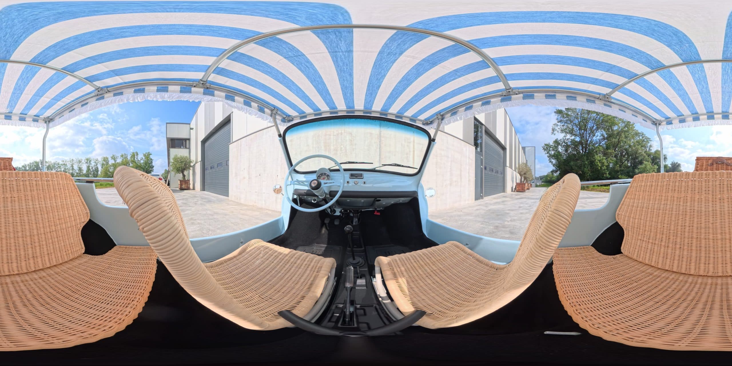 Fiat 500 Jolly 360 panorama